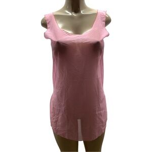 Zuliana Size S/M Pink Mesh Beach Cover Up Sleeveless Dress. New With Tags